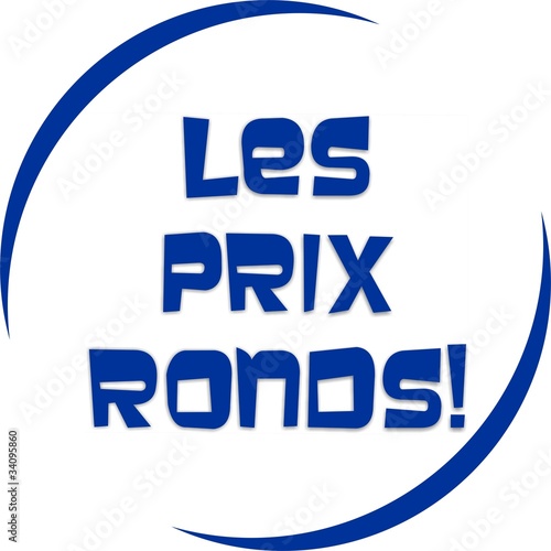 bouton les prix ronds