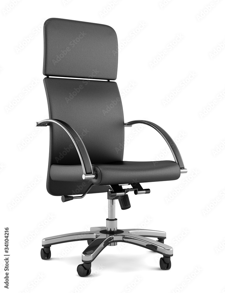 modern black office chair isolated on white background modern black office chair isolated on white background