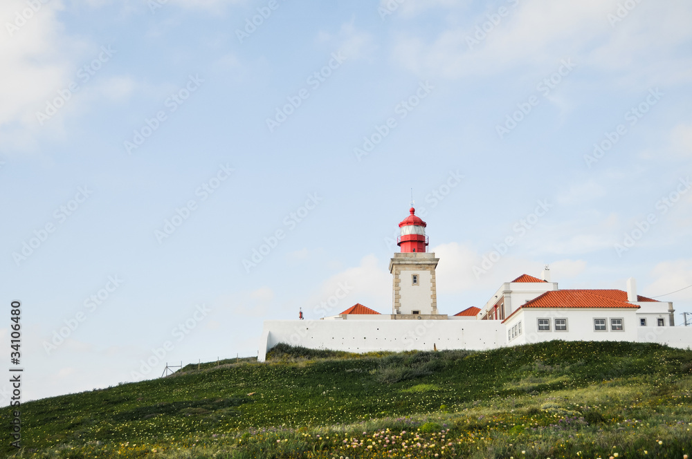 Lighthouse at Cabo da Roca - extreme western point of Europe