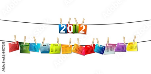 CALENDARIO 2012 EN ESPAÑOL