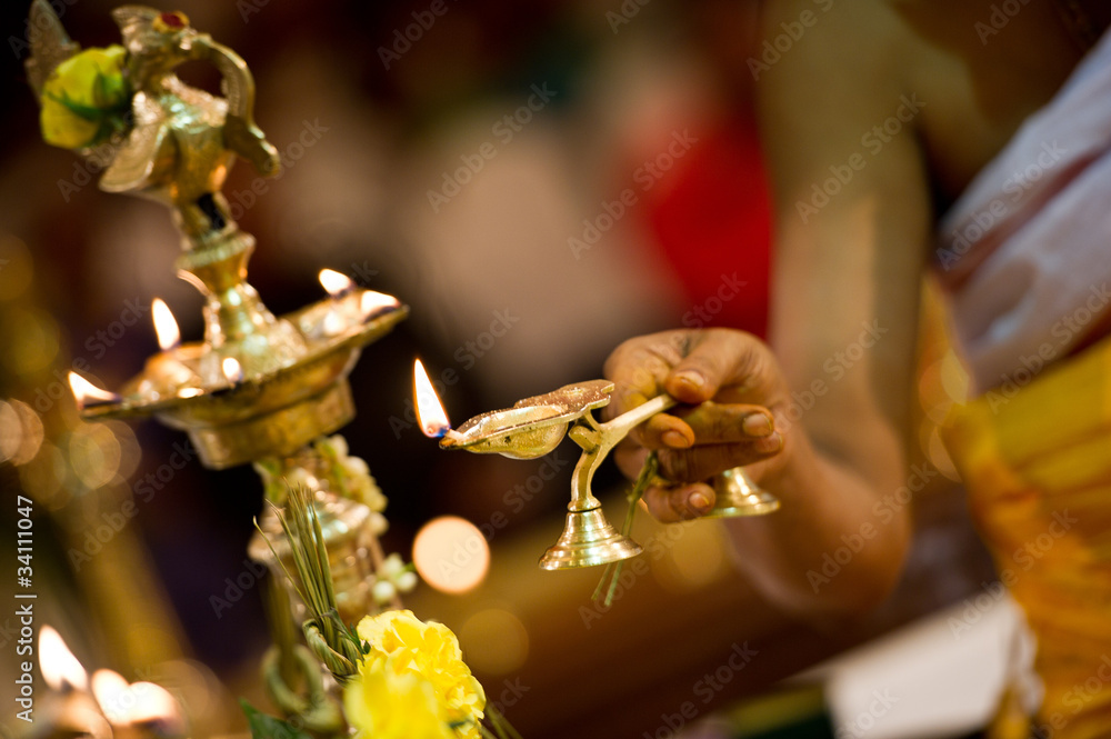 Obraz premium Hindu Indian Wedding Ceremony