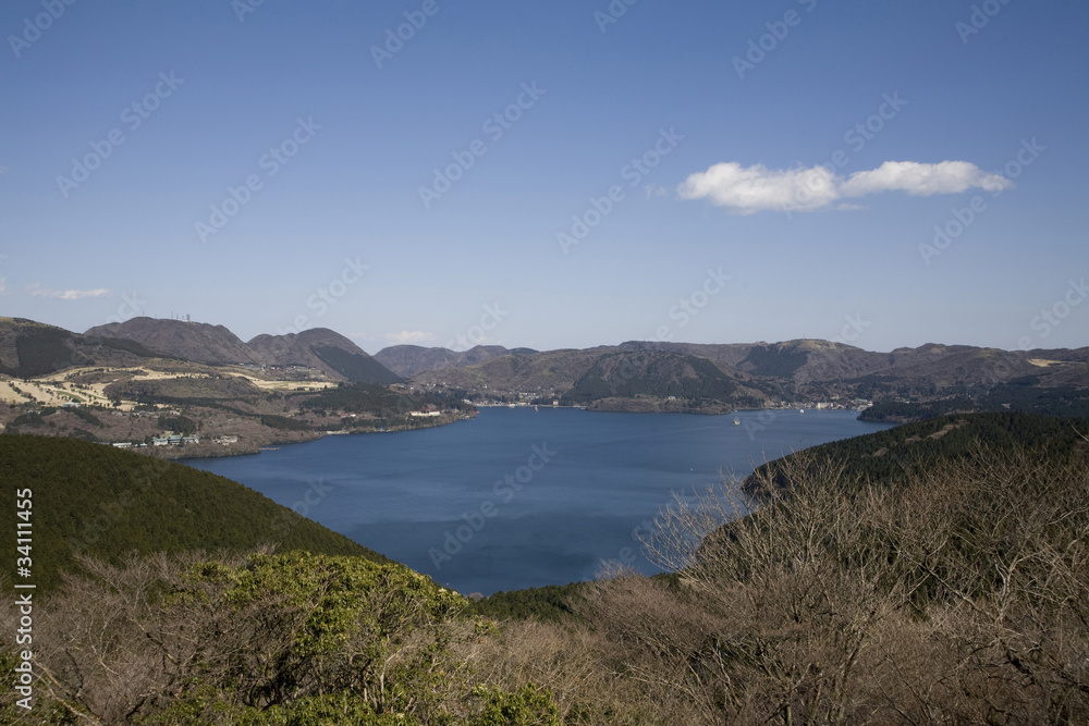 芦ノ湖スカイラインから芦ノ湖