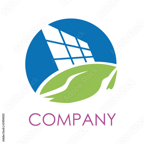 Logo solar energy # Vector
