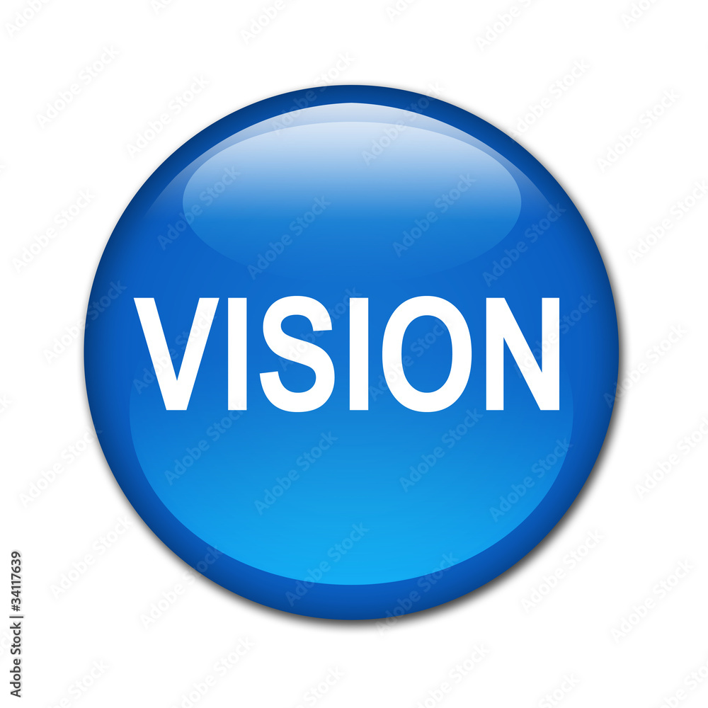 Boton brillante texto VISION Boton brillante texto VISION
