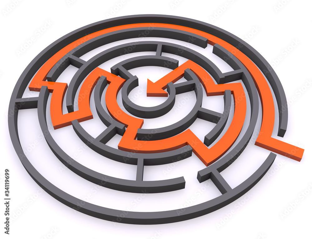 Labyrinth. Finding the solution concept Labyrinth. Finding the solution concept