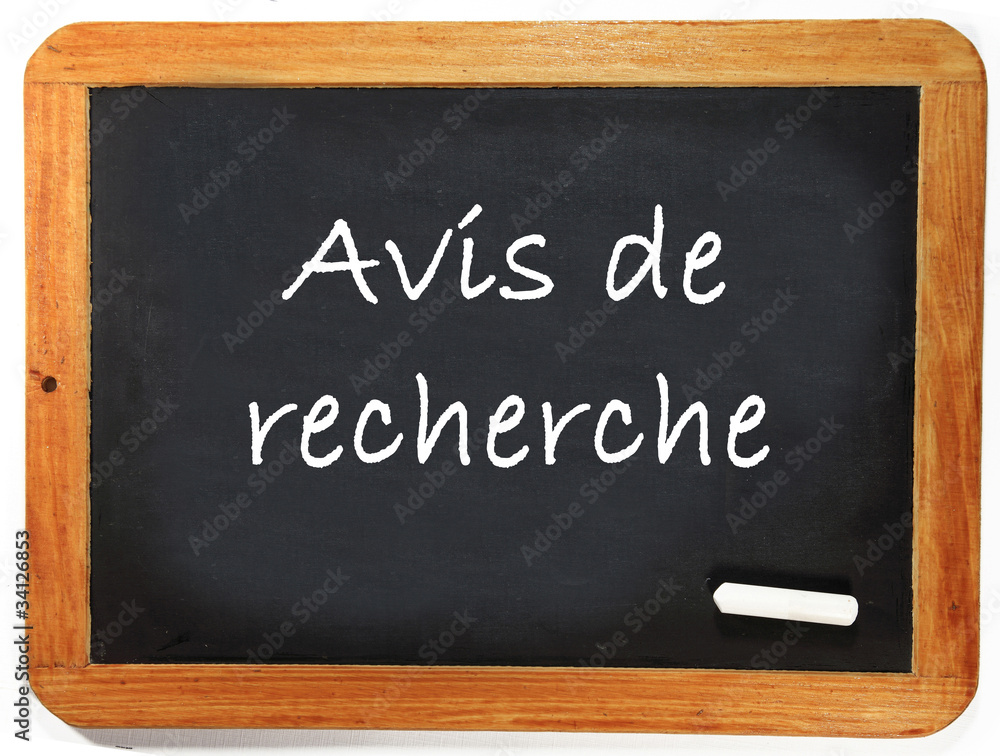 Obraz premium avis de recherche