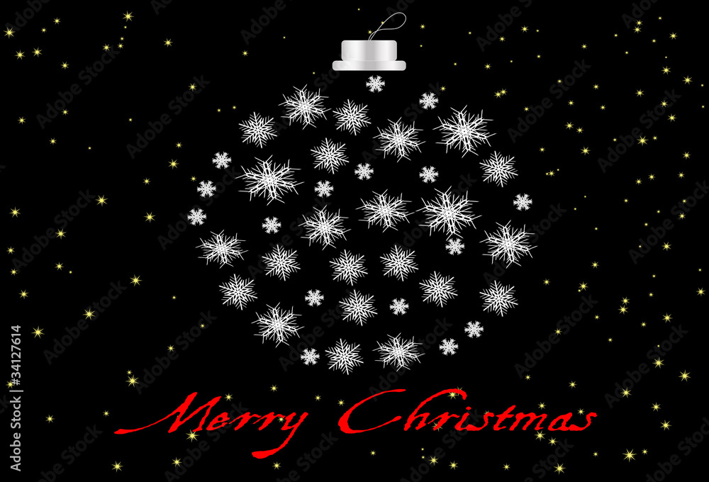 Fototapeta premium Tarjeta de navidad