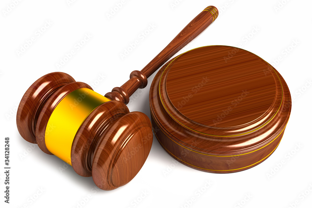 gavel isolated on white gavel isolated on white