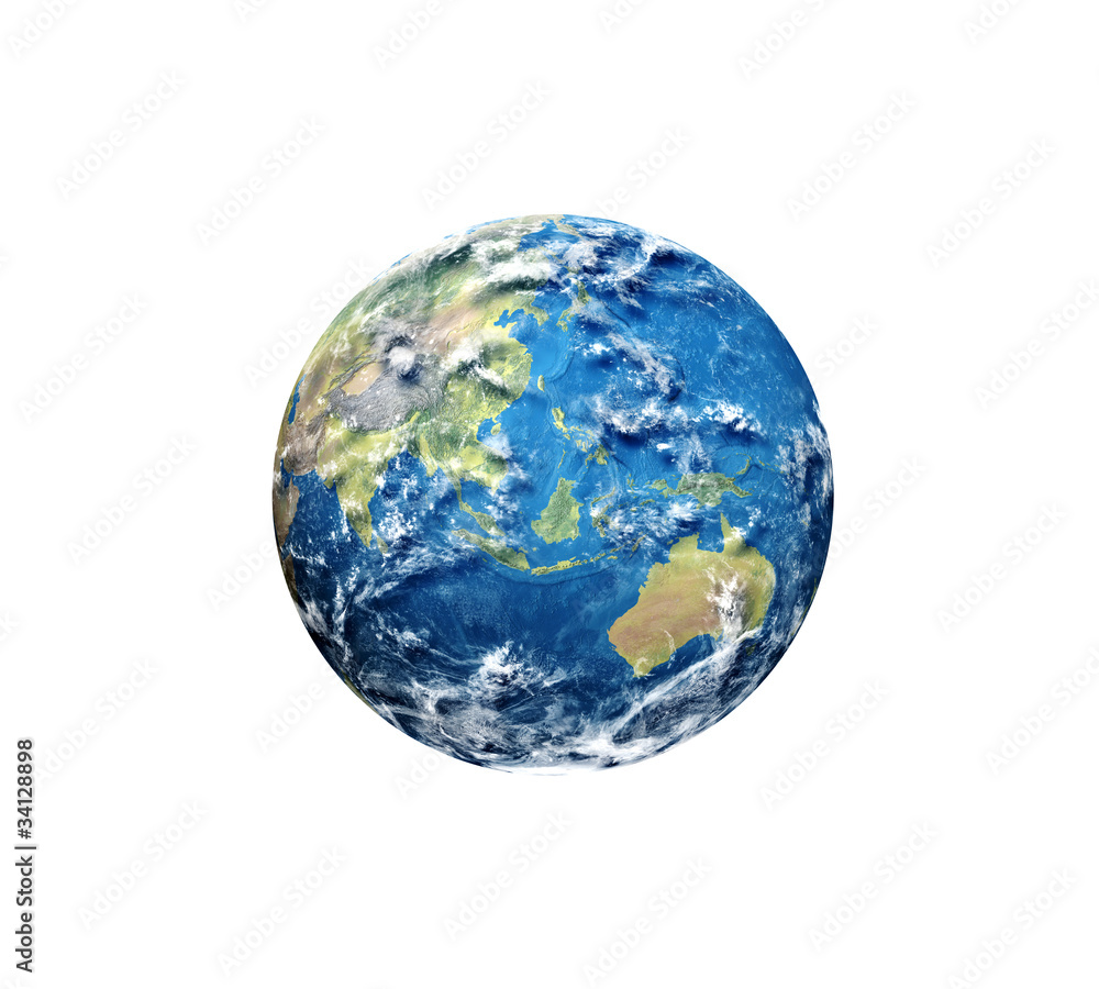 3D render of planet earth showing Asia 3D render of planet earth showing Asia