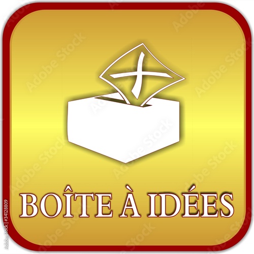 bouton boîte à idées