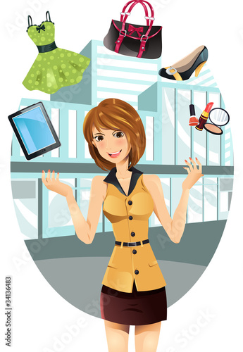 Shopping woman