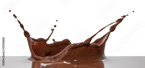 Slika na platnu chocolate splash