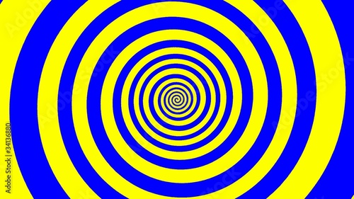 Yellow_and_blue_spiral photo