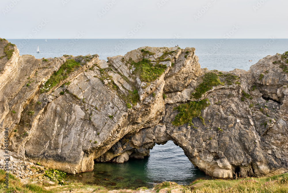 Limestone rock formation