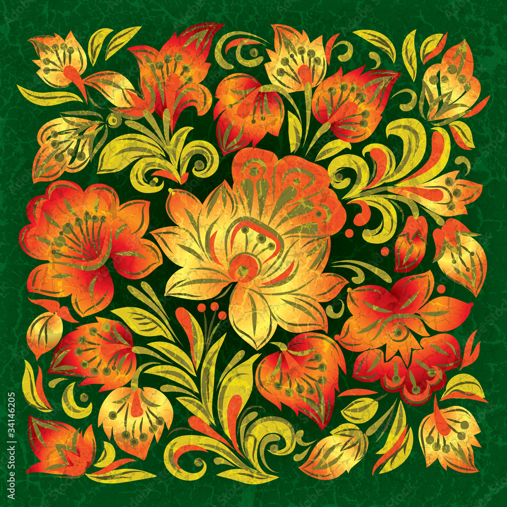 abctract grunge background with floral ornament abctract grunge background with floral ornament