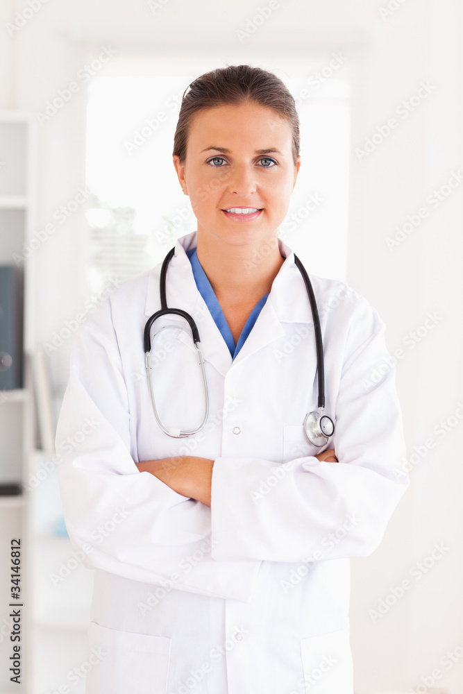 good looking doctor looking into the camera good looking doctor looking into the camera