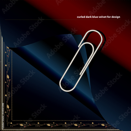 clips on black background