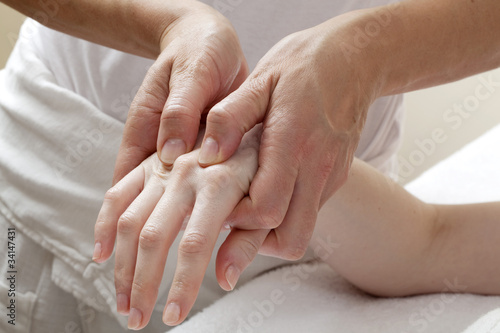 Canvastavla soin destressant des mains