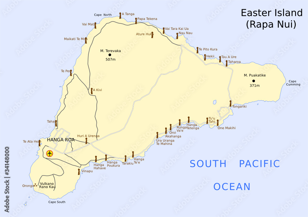 Obraz premium Osterinsel