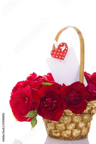 Basket of roses