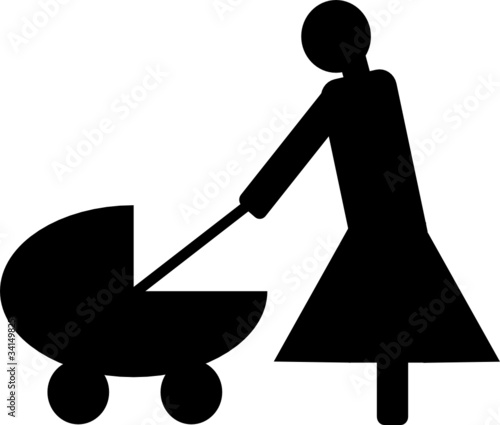 Mother with Pram