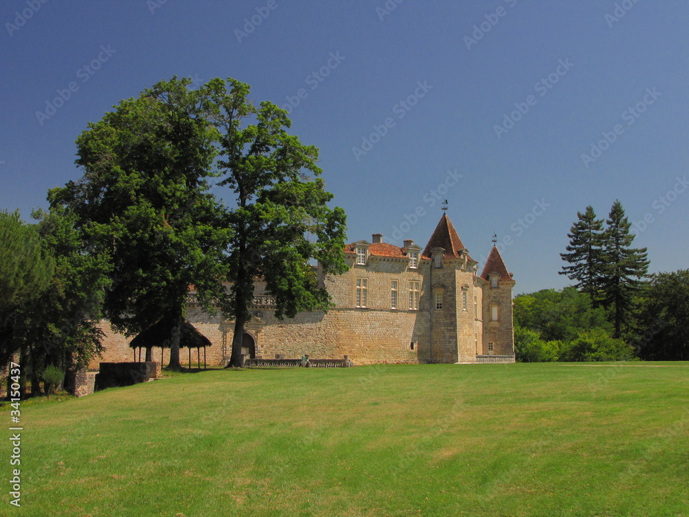 Château de Cazeneuve ; Gironde ; Landes ; Aquitaine
