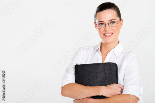 businesswoman with briefcase