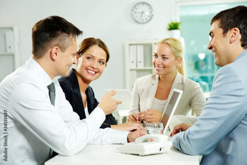 Fototapeta premium Discussion