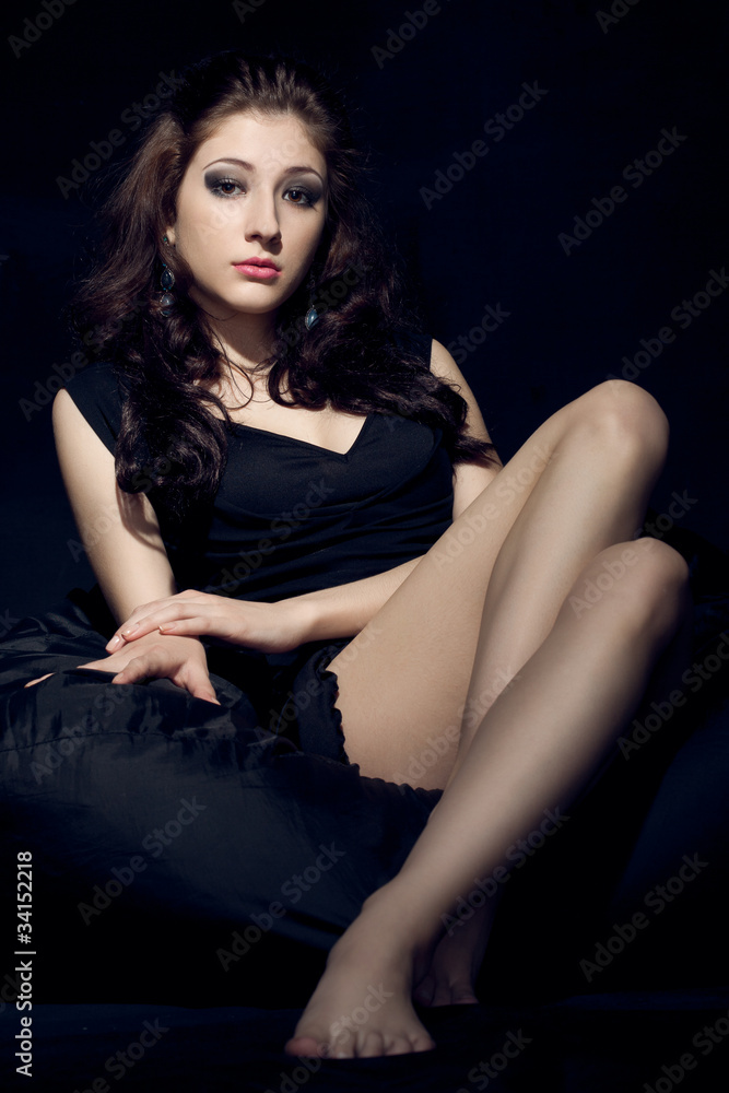 woman fashion model posing woman fashion model posing
