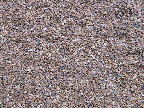Texture of the ground with scree