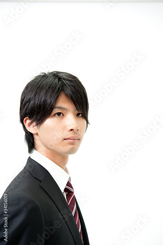 a portrait of young businessman