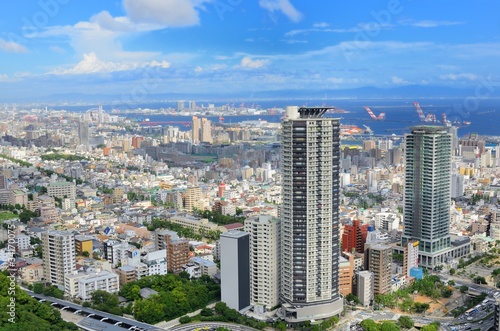 Skyline of Kobe, Japan