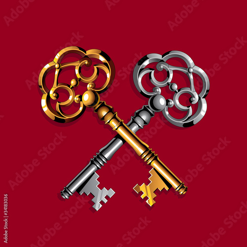 Gold and silver keys