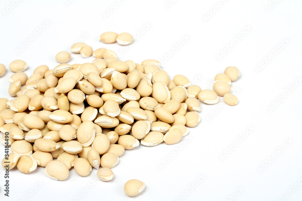 pile soybean on background pile soybean on background