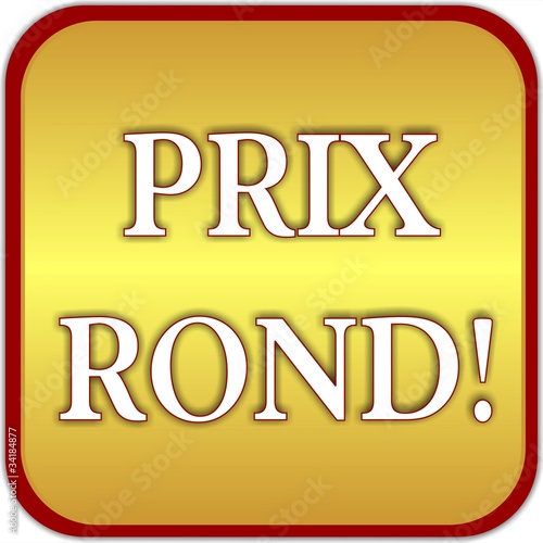 bouton prix rond