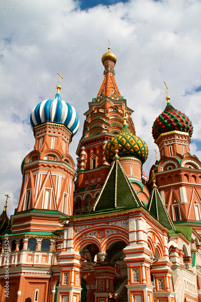 Fototapeta premium The Cathedral of Saint Basil the Blessed or simply Pokrovskiy Ca