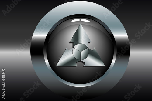 Blackbutton drei Richtungen