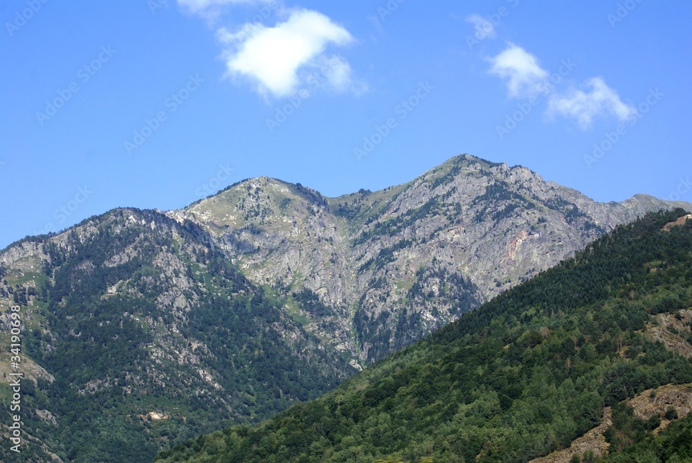 Naklejka premium Montagne