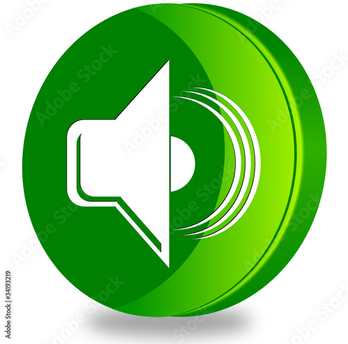 Volume glossy icon