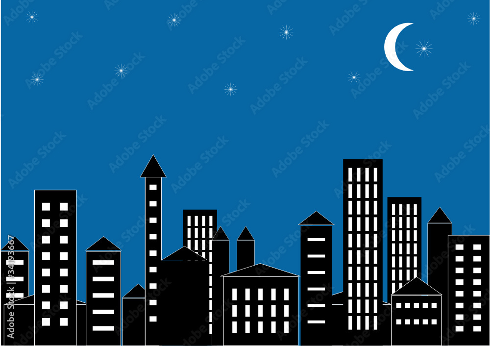 city ​​at night