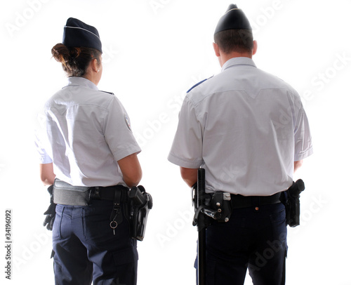 policier, policiere intervention