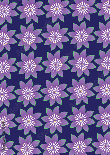 Purple Floral background