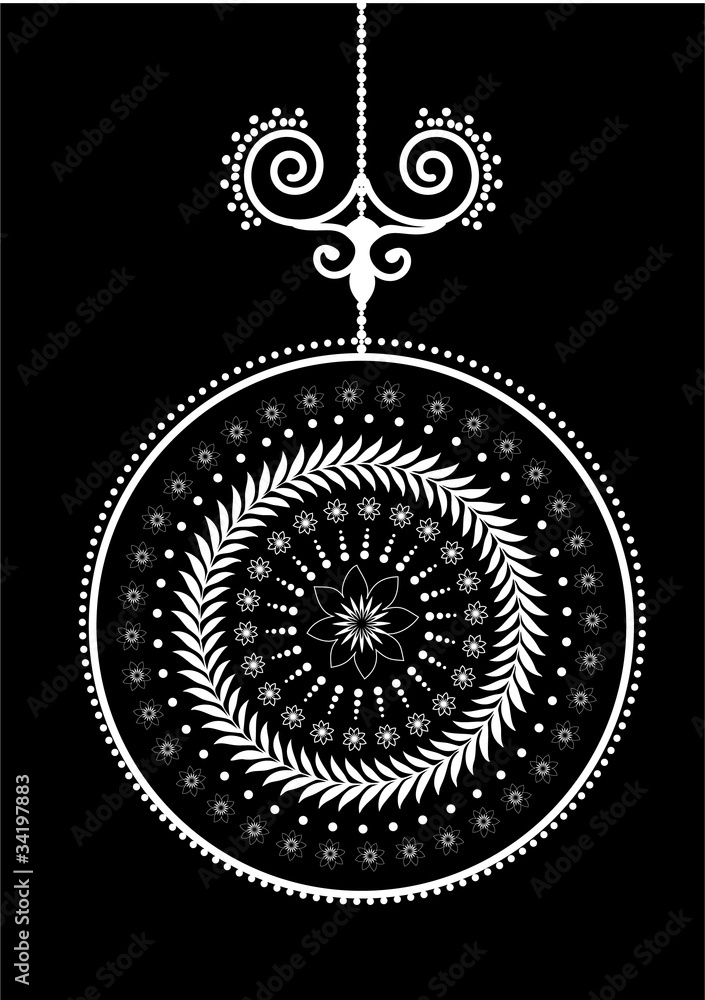 Stock Vector Illustration: Decoration item Stock Vector Illustration: Decoration item