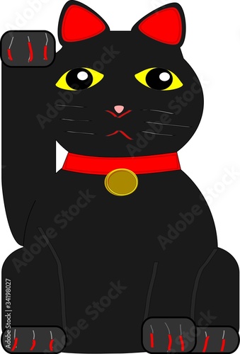 maneki neko noir