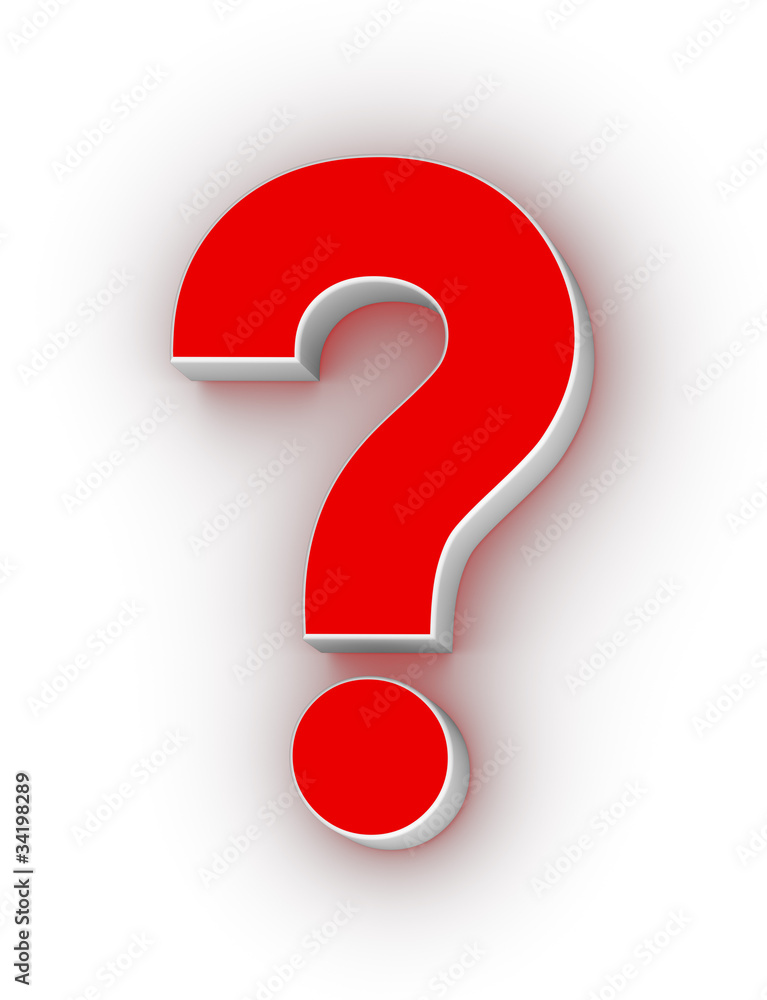 red question mark red question mark