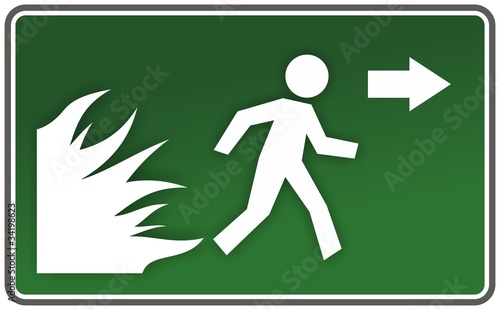 Fluchtweg F1
