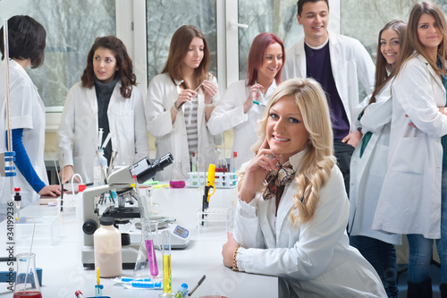 Photography group of medical students