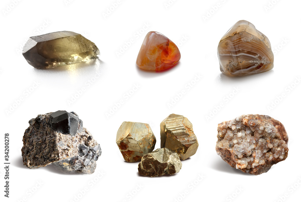 Assorted collection of mineral Assorted collection of mineral