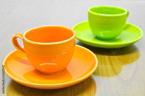 color coffee cup