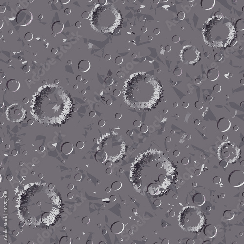 Fényképezés asteroide surface with craters seamless texture background